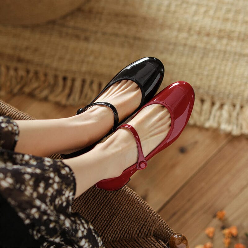 Olivia&Micheal™ | Livy Leather Mary Janes
