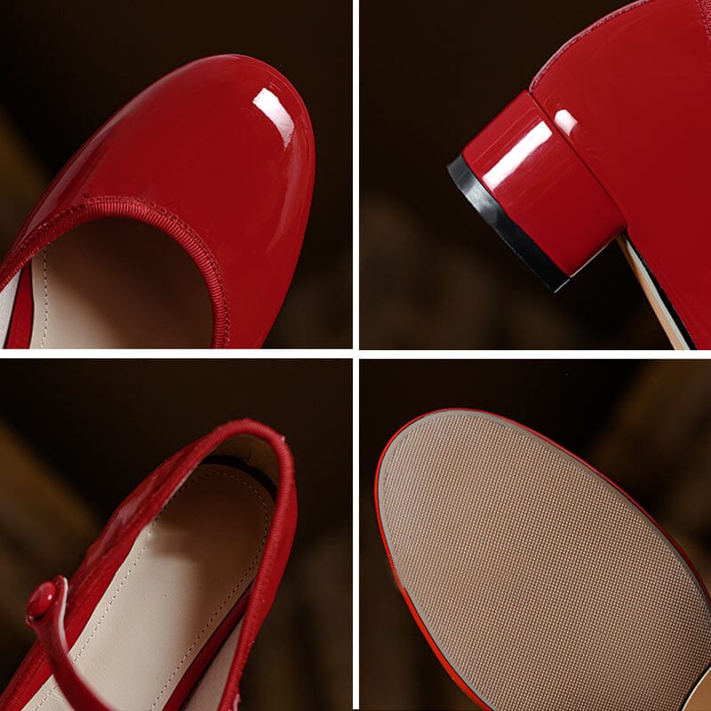 Olivia&Micheal™ | Livy Leather Mary Janes