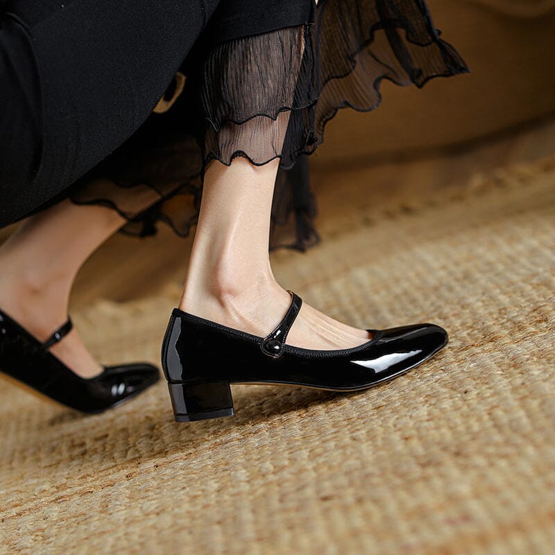 Olivia&Micheal™ | Livy Leather Mary Janes
