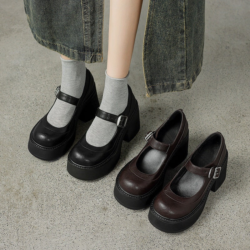 Olivia&Micheal™ | Pela Leather Pumps