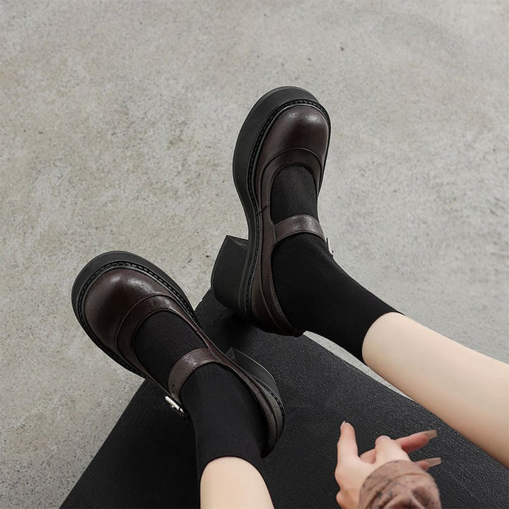 Olivia&Micheal™ | Pela Leather Pumps