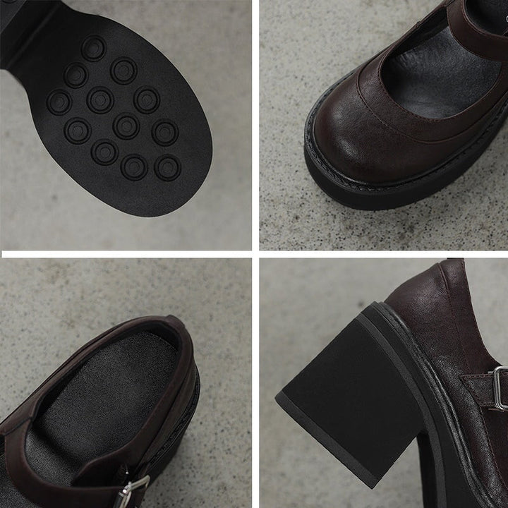 Olivia&Micheal™ | Pela Leather Pumps