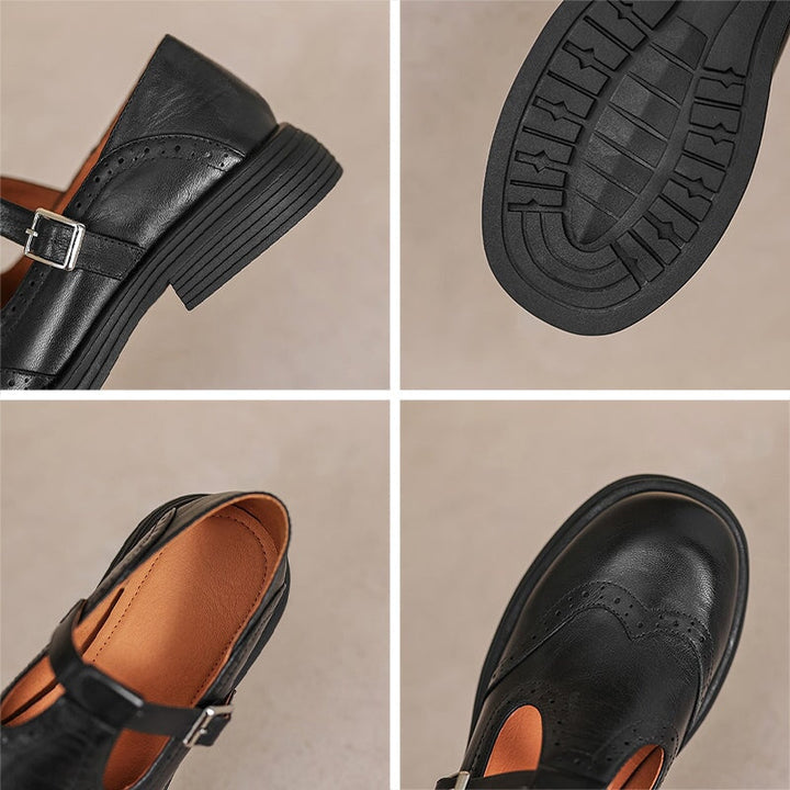 Olivia&Micheal™ | Risla Leather Mary Janes