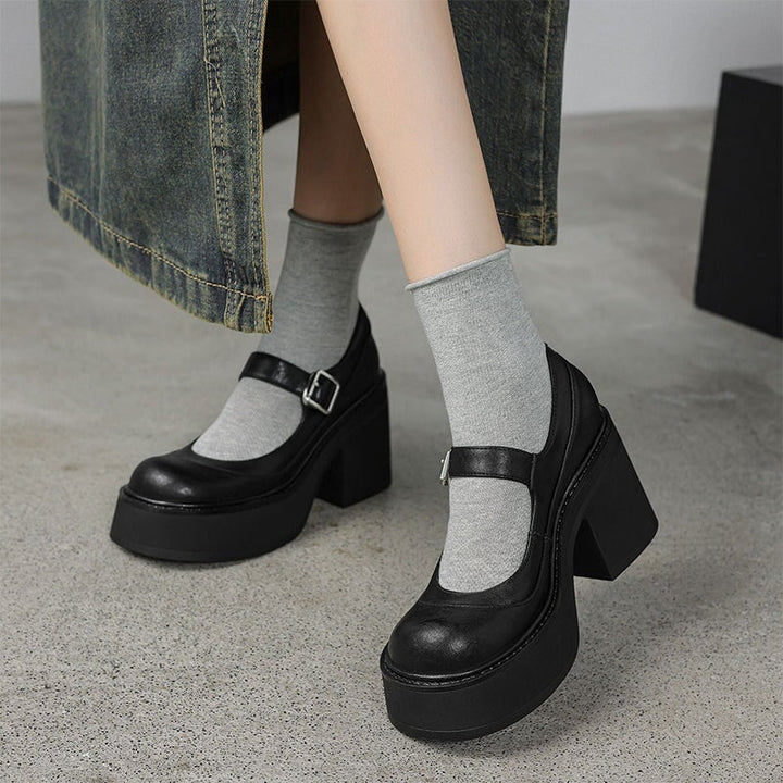 Olivia&Micheal™ | Pela Leather Pumps