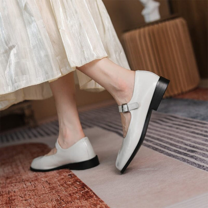 Olivia&Micheal™ | Martha Leather Mary Janes