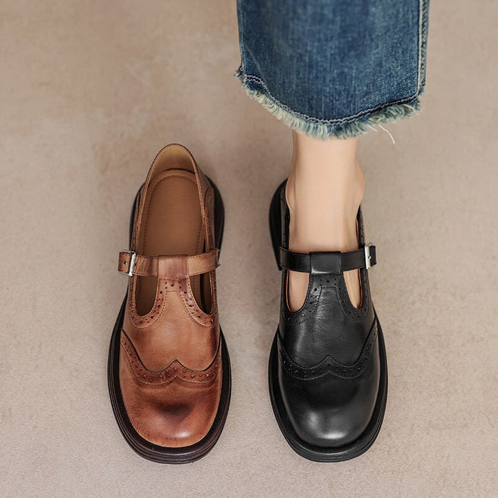 Olivia&Micheal™ | Risla Leather Mary Janes